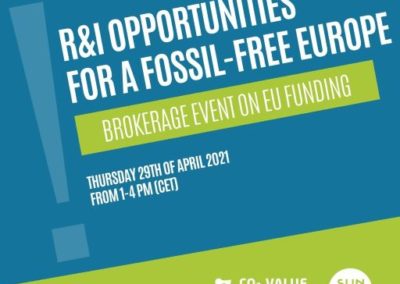 CO2 Value Europe & SUNERGY brokerage event