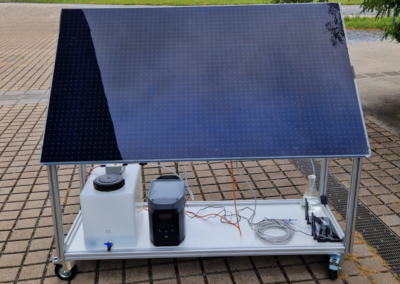 MyLeaf – solar water splitting unit
